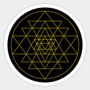 Classic Sri Yantra Sticker